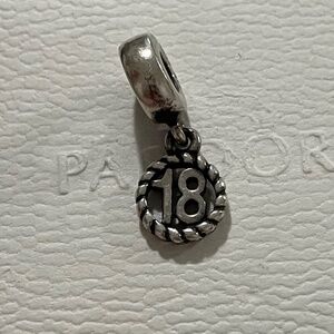 Pandora 18th Birthday Dangle Charm